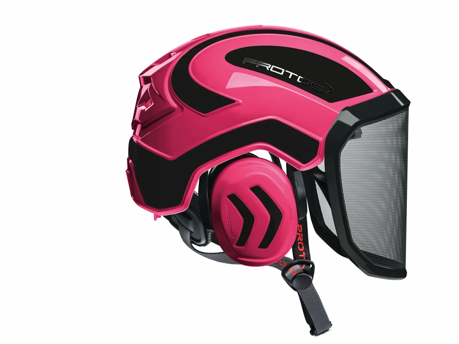PROTOS Arborist Safety Helmet in Pink/Black