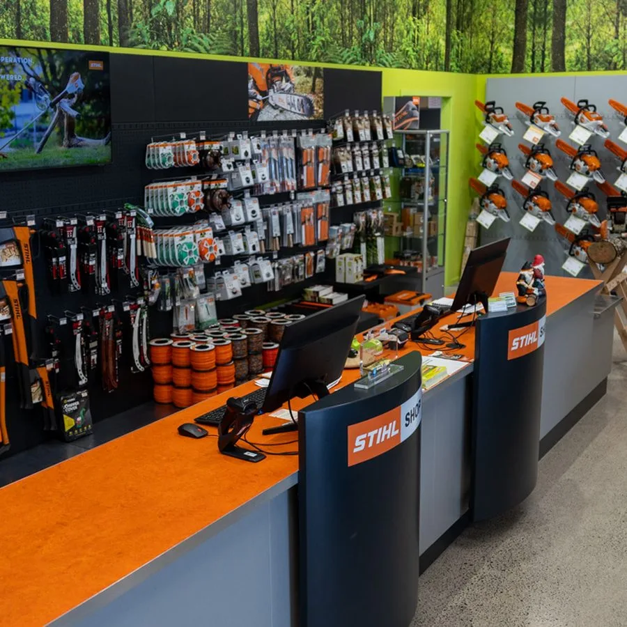 The STIHL SHOP Mt Maunganui showroom