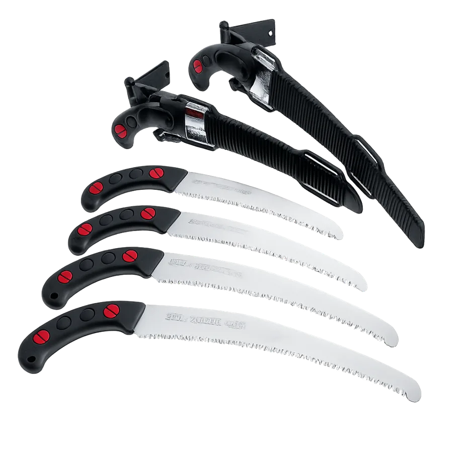 A clear-cut Silky Gomtaro pruning saw